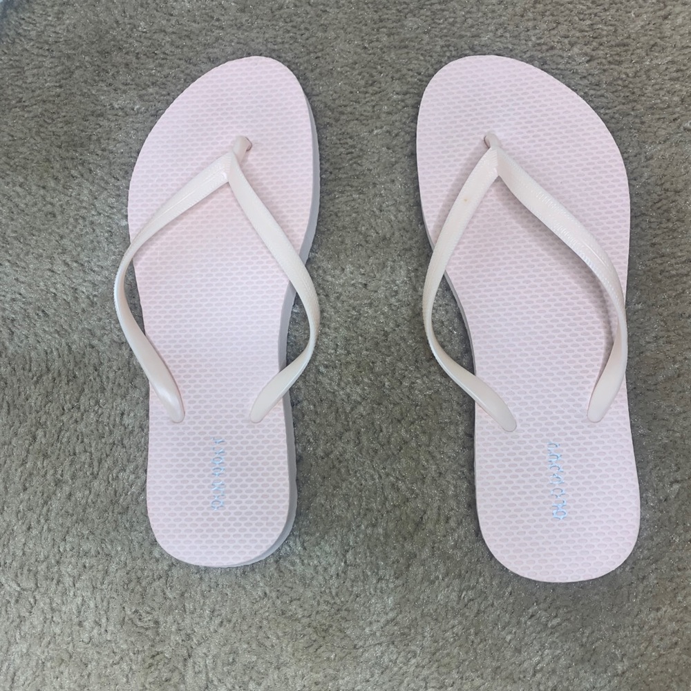 Baby Pink Flip Flops